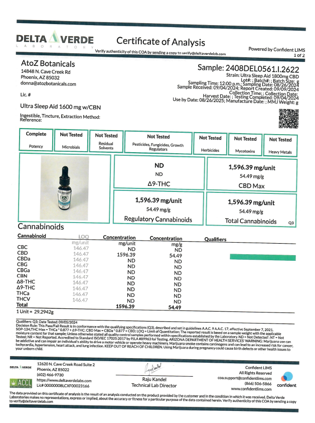 Ultra Sleep Aid - Renewing Sleep Drops