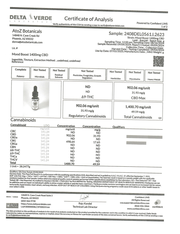 Mood Boost - Focus Uplifting Drops