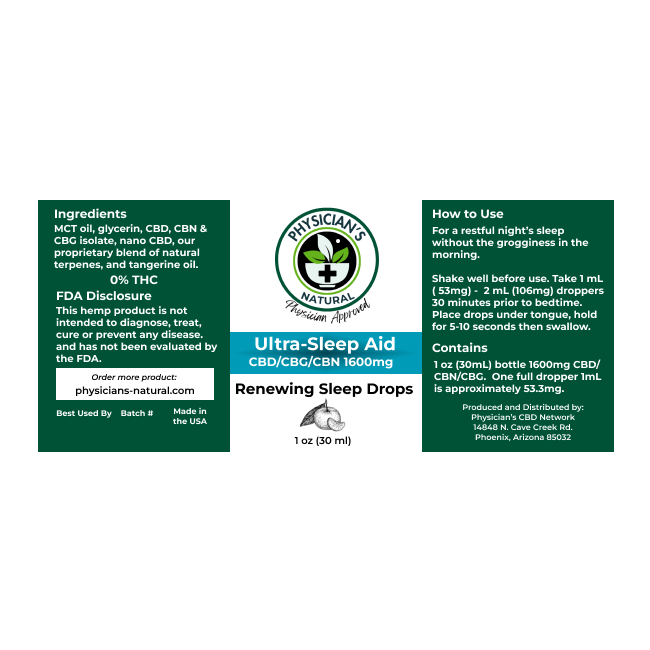 Ultra Sleep Aid - Renewing Sleep Drops